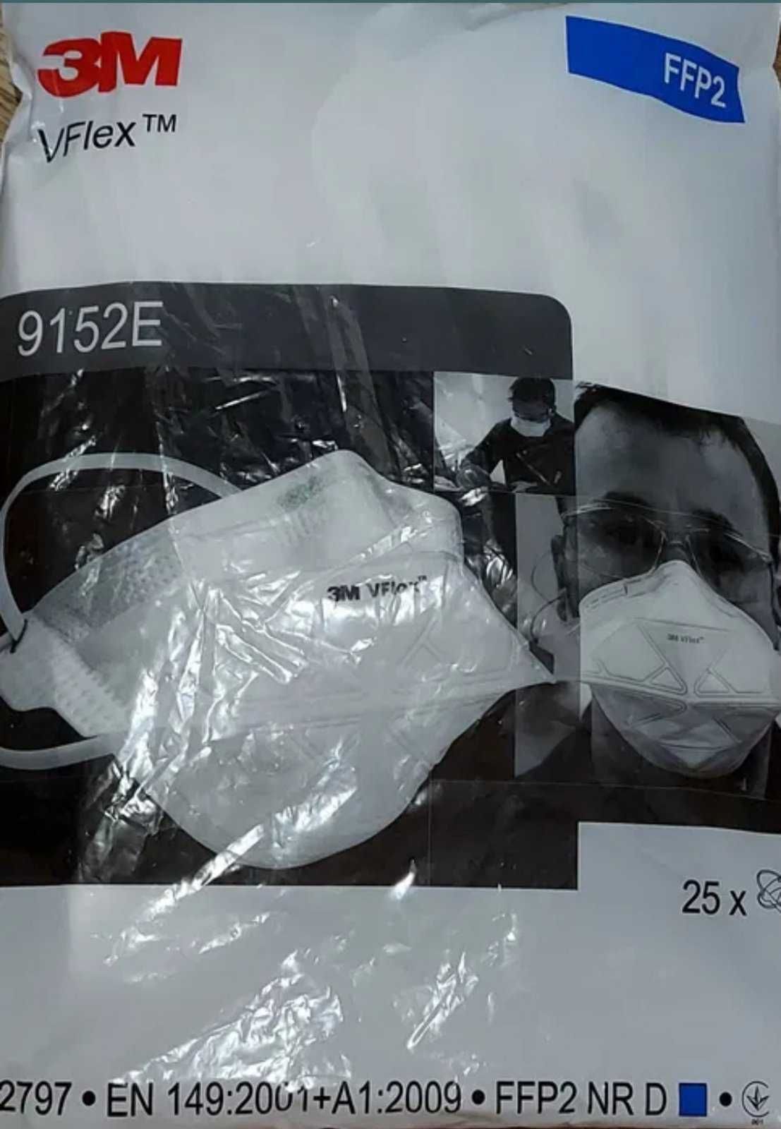 Респиратор, лепесток, защитная маска ЗМ VFIex 9152E FFP2