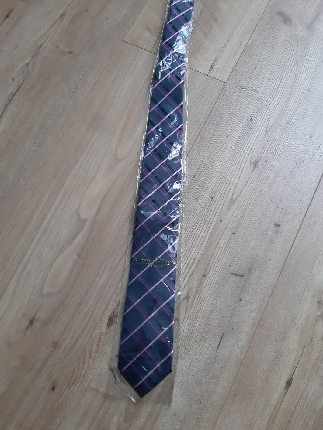 Krawat Nowy szary