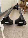 Bagażnik dachowy Seat Ibiza Thule Evo Clamp 7105 + Belki SquareBar