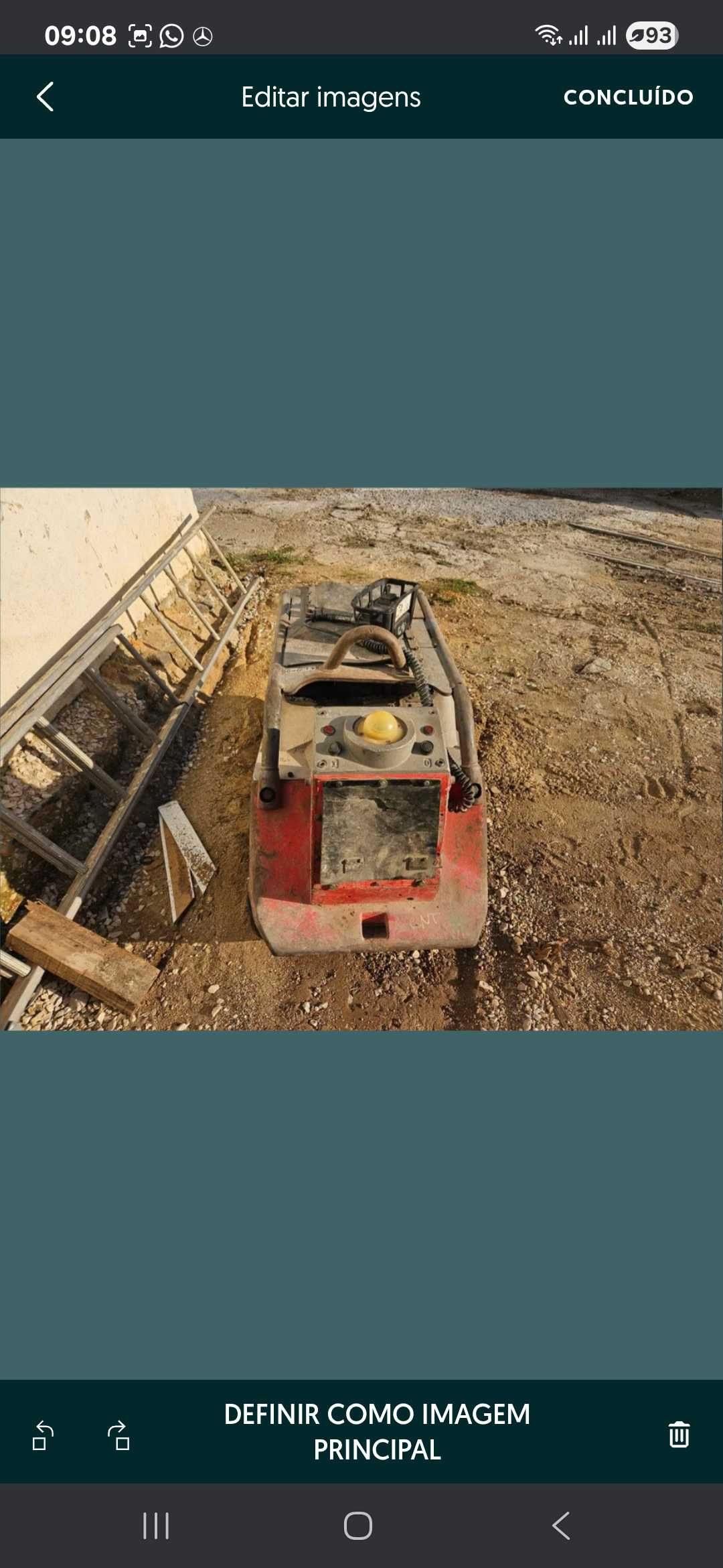 Placa vibratoria wacker neuson