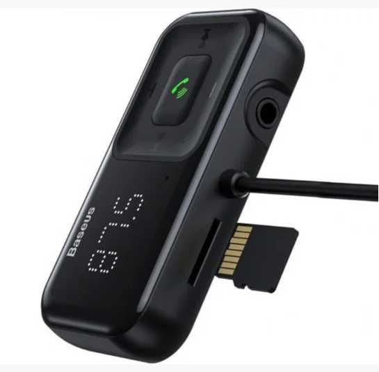 Bluetooth модулятор FM ФМ трансмиттер Baseus S 16, AUX, MP3, 2 USB