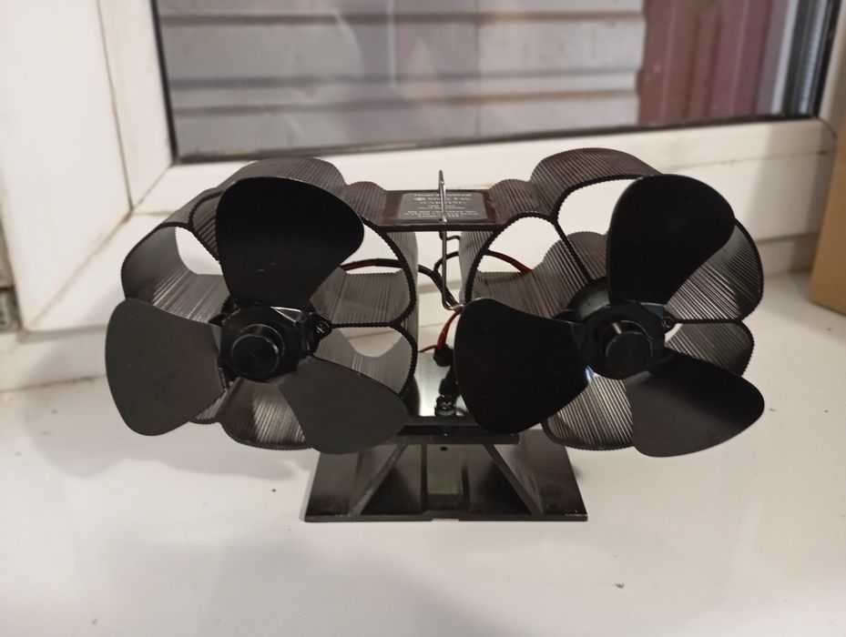 Термоелектричний вентилятор(Чехія) на камін,піч,буржуйку