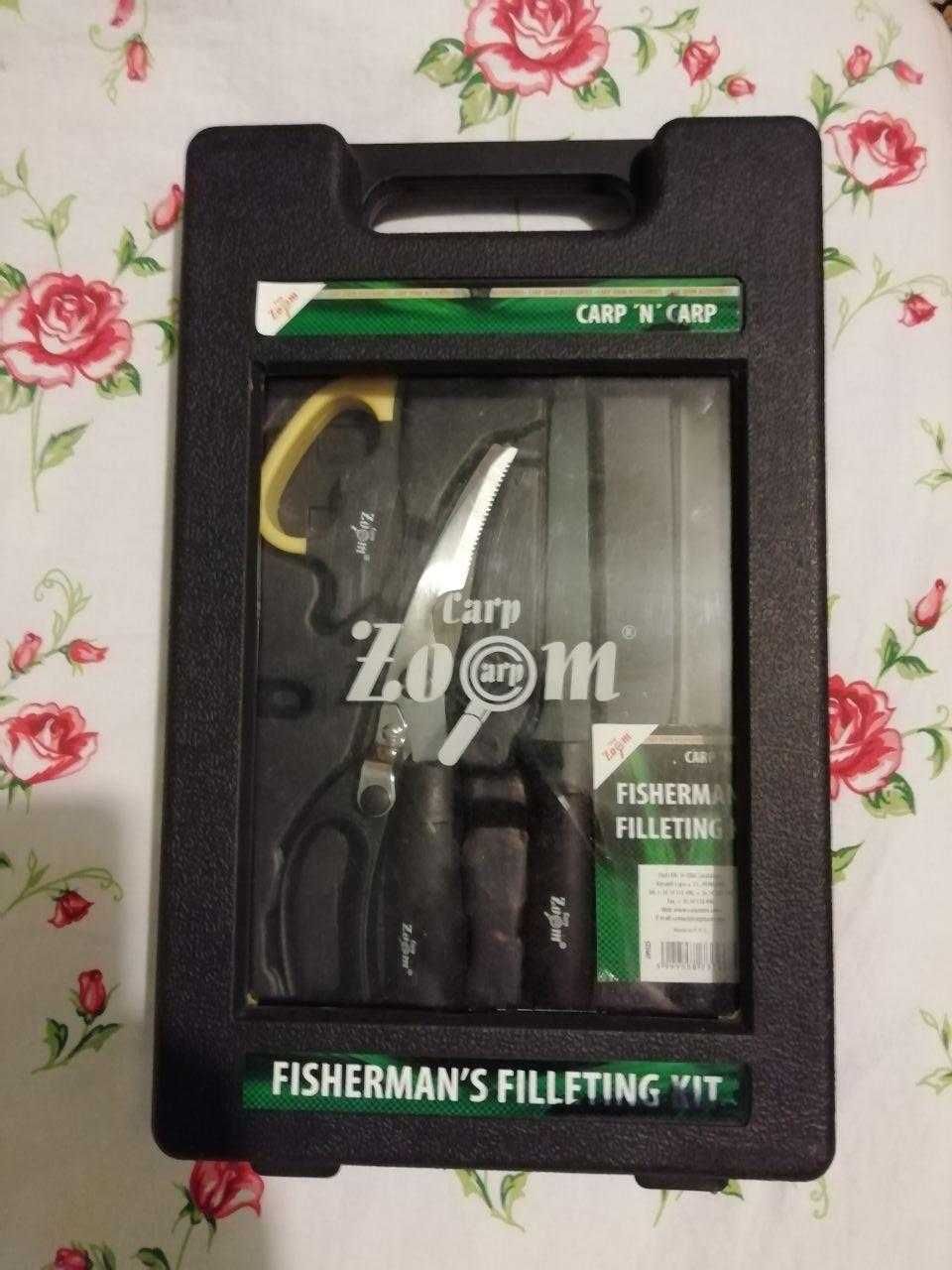 Інструмент CarpZoom Fisherman’s Filleting Kit. Ножі для рибалки.