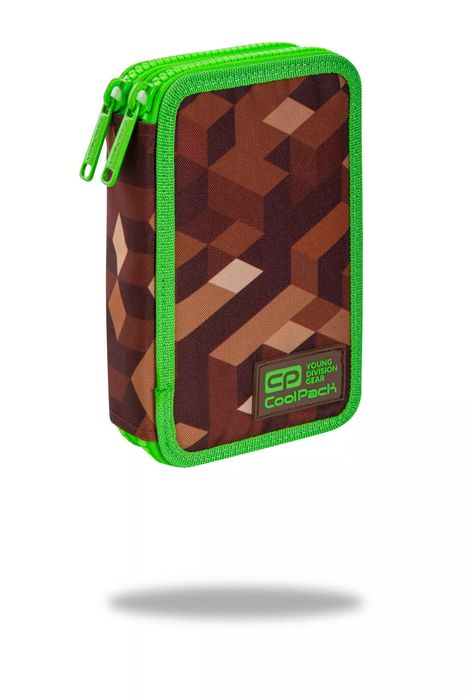 Piórnik Coolpack dwukomorowy z wyposażeniem Jumper 2 game. Patio