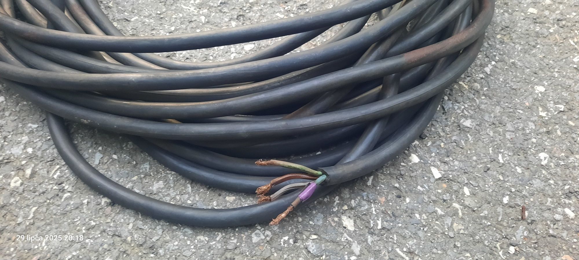 Kabel 4 żyłowy na siłę