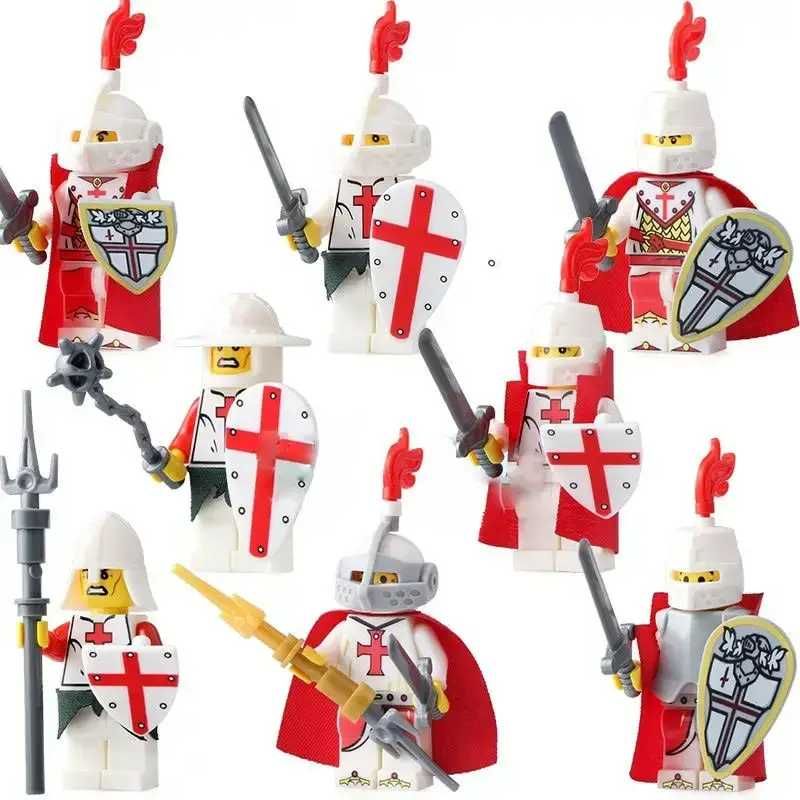 Фигурки  римляне рыцары крестоносцы воины спартанцы лего-совместимые