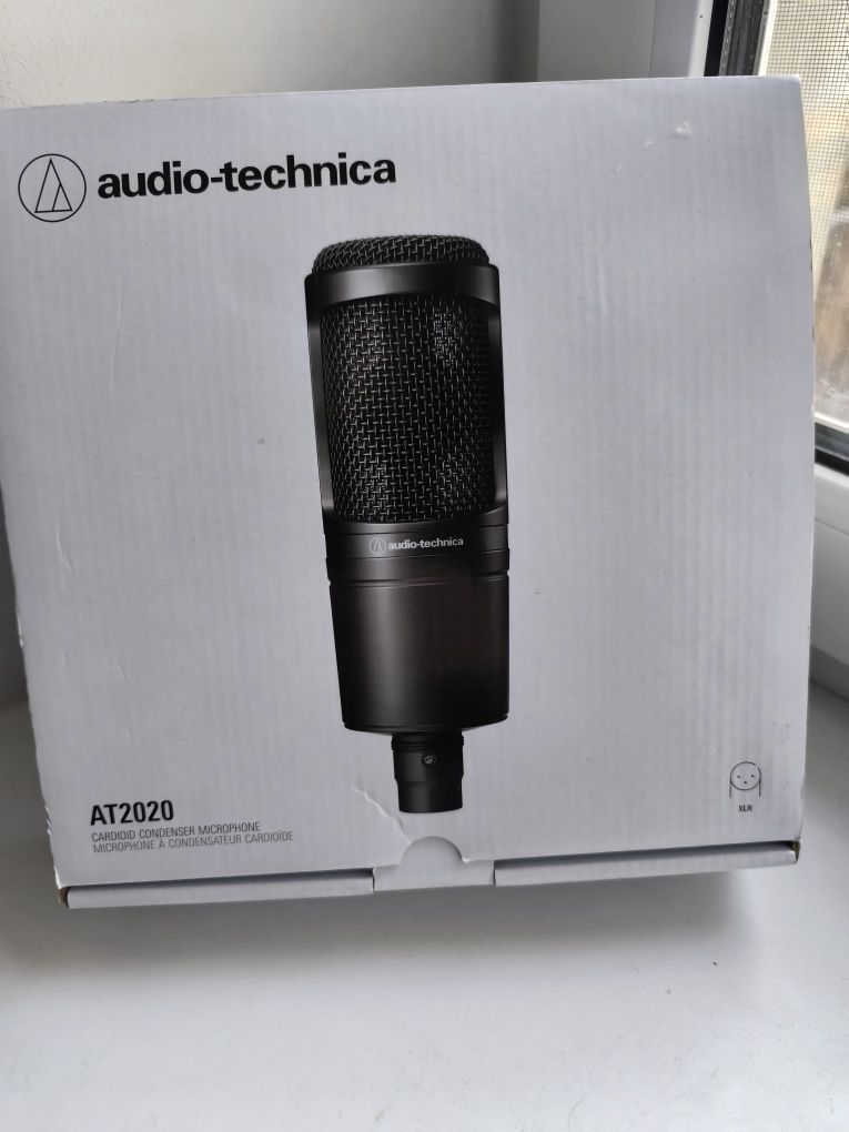 Audio-Technica AT2020 xlr кабель поп фільтрстудійний мікрофон