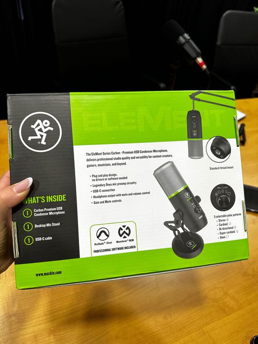 Microfone Condensador Carbon Element