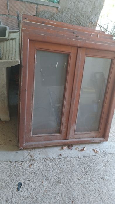 Janelas 6 mais 1 de madeira