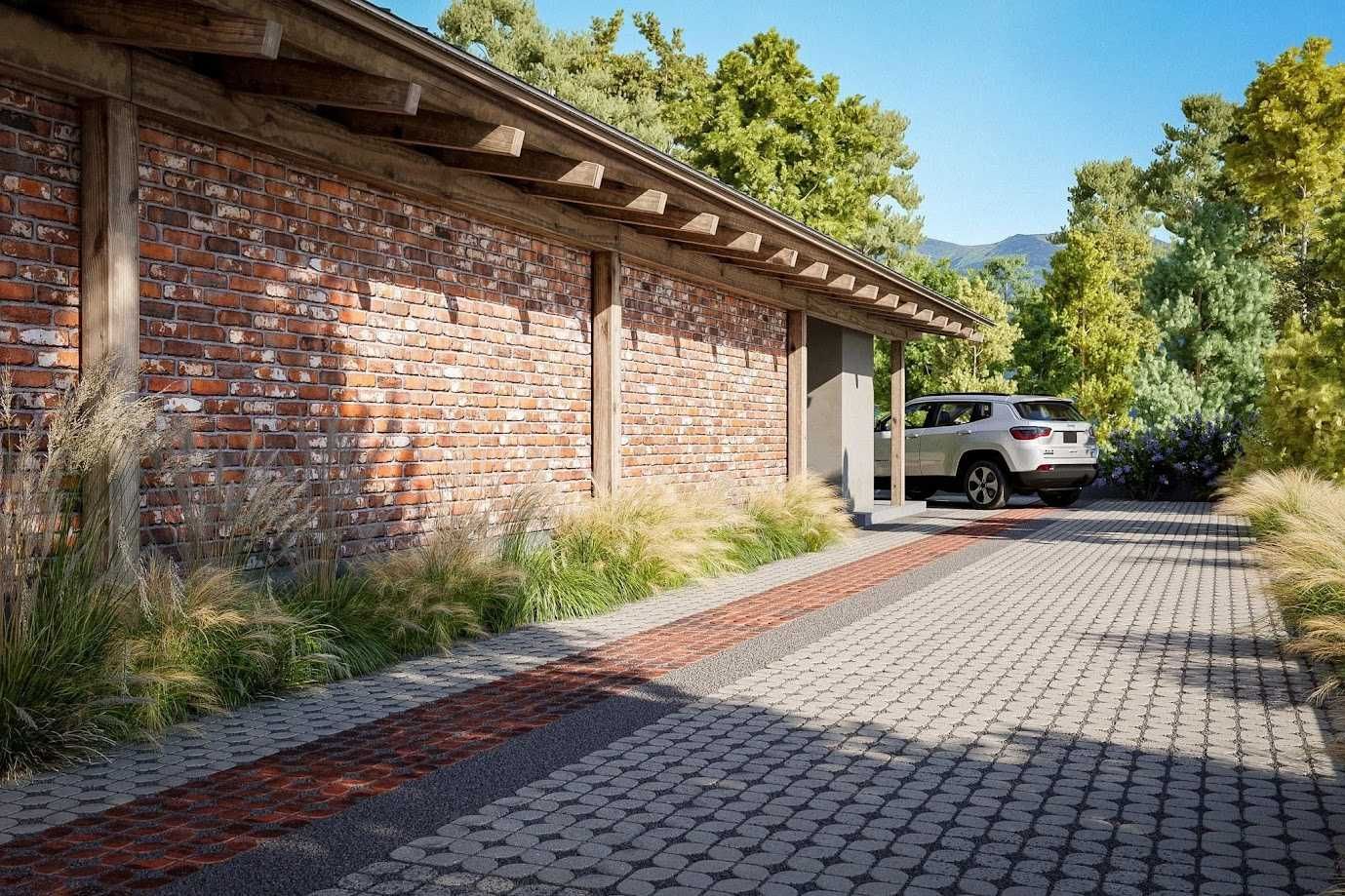 Płyta ażurowa betonowa 60x40x10 BRUK'US meba