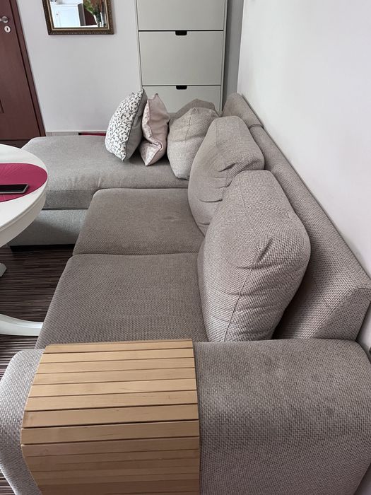 Narożnik - sofa-leżanka ikea