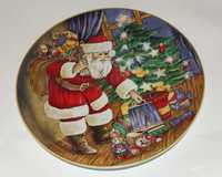 Prato em porcelana da SPAL da coleção de Natal 1998 (prato nº24, nº11)