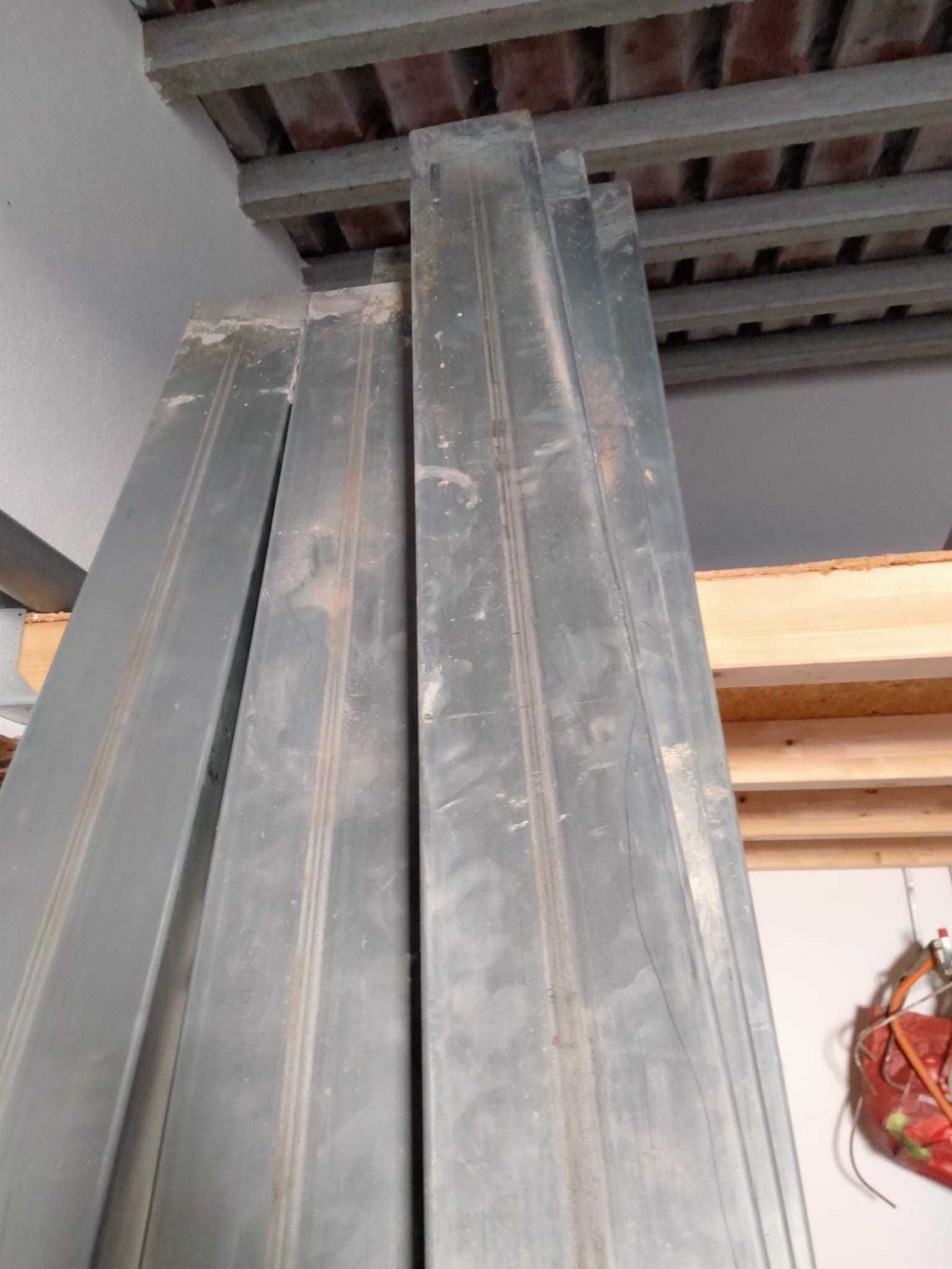 Vigas de Aço Galvanizado 8cmx16cm