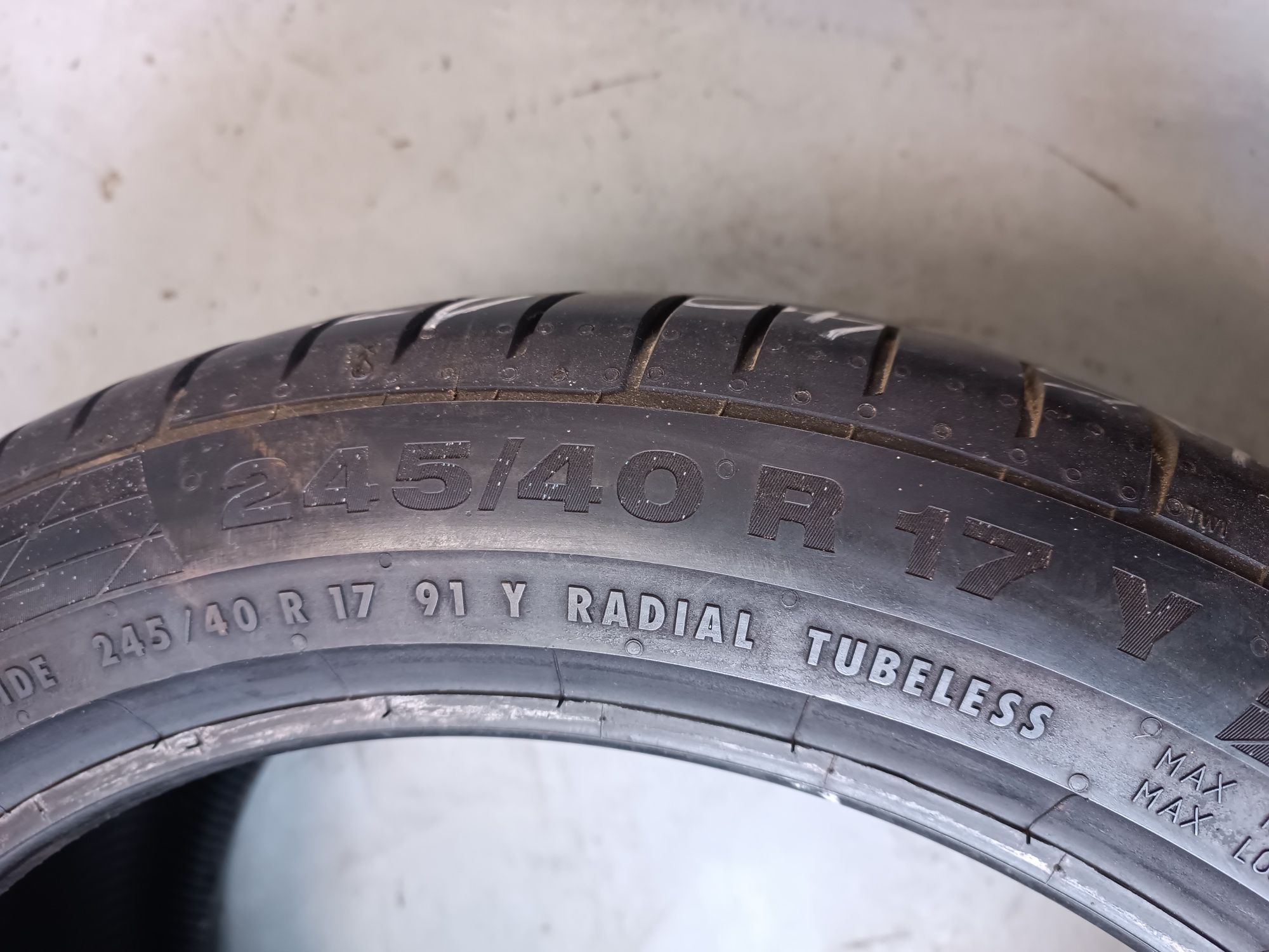 245/40R17 Continental ContiSportContact 5   91Y