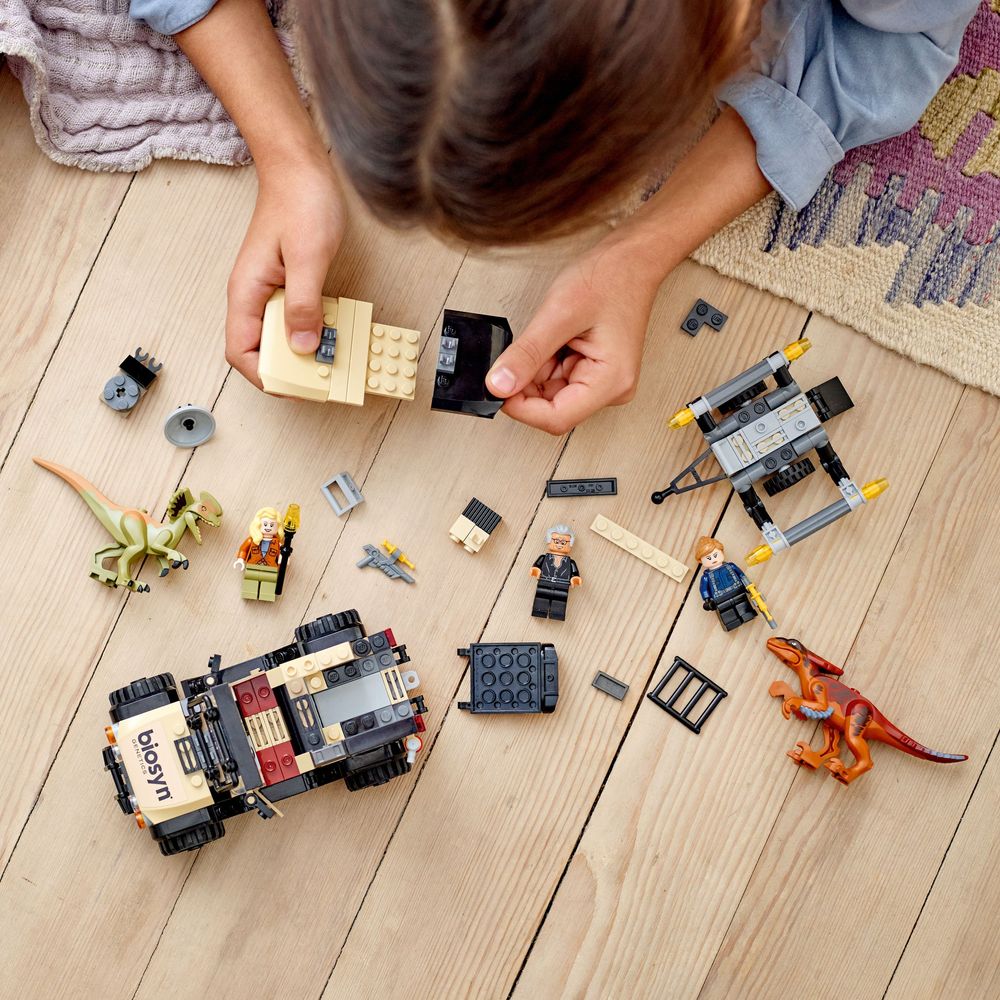 LEGO Jurassic World Перевезення пірораптора та дилофо (76951) Лего