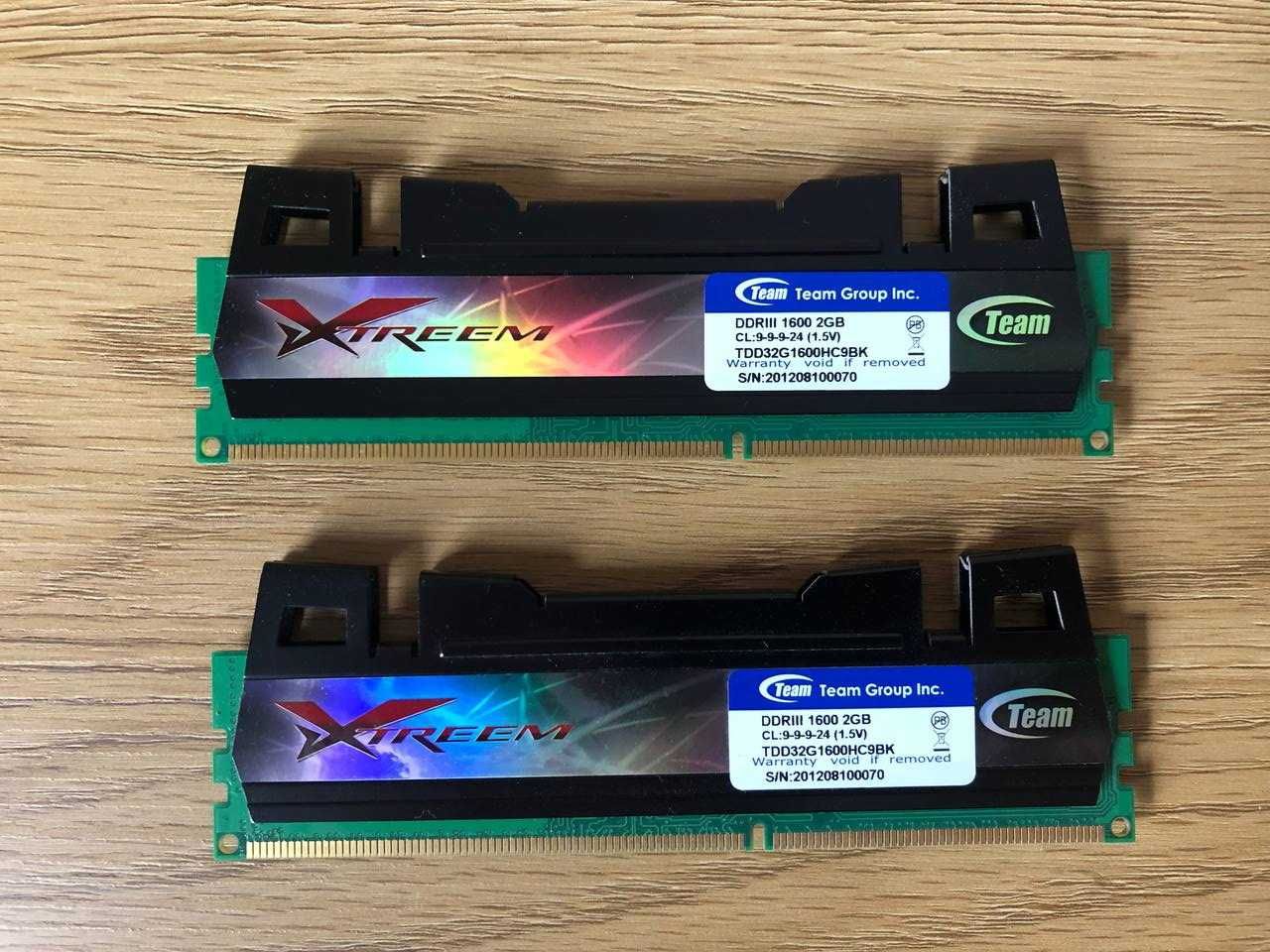 Оперативная память Team XTREEM 4gb DDR3-1600 CL9