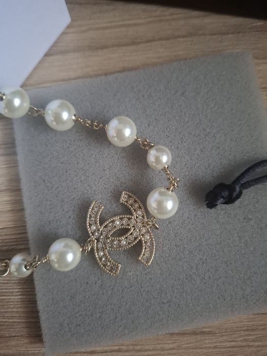 Chanell naszyjnik,nowy perły