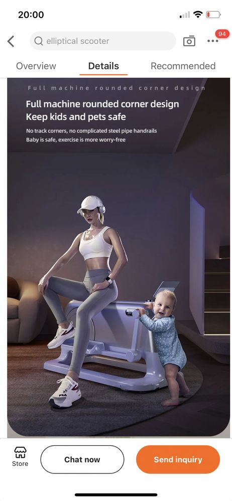 Bicicleta Elíptica novo