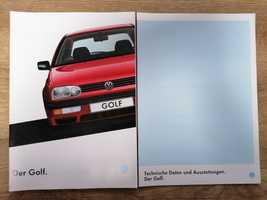 Prospekt VW Golf III CL GL GT GTD Special Syncro