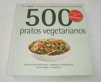 Livro 500 receitas: Pratos Vegetarianos de Deborah Gray com imagens