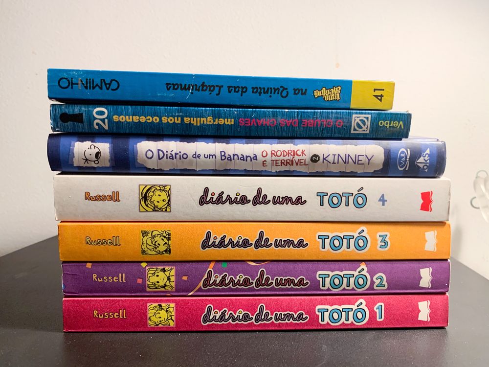 Livros crianças Diário de uma TóTó, de um Banana, etc.