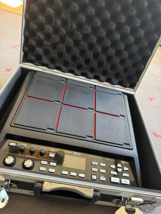 Roland SPD-SX Sampling Pad + Flight Case + USB Cable + Drumsticks — Like New!64284610849153124