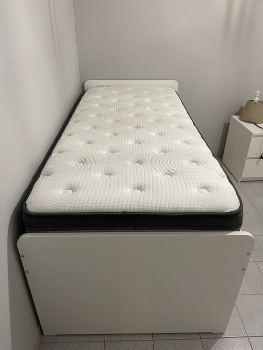 Cama 90x200 cm + Colchão