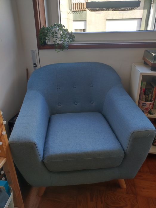 Cadeirão Aktic Azul Niágara da Sklum