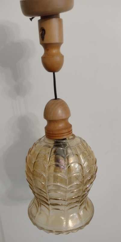 Lampa żyrandol vintage pojedyncza