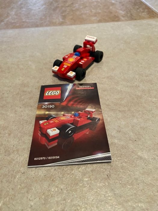 Zestaw Lego Ferrari Seria 30190, 30191, 30192, 30193, 30194, 30195