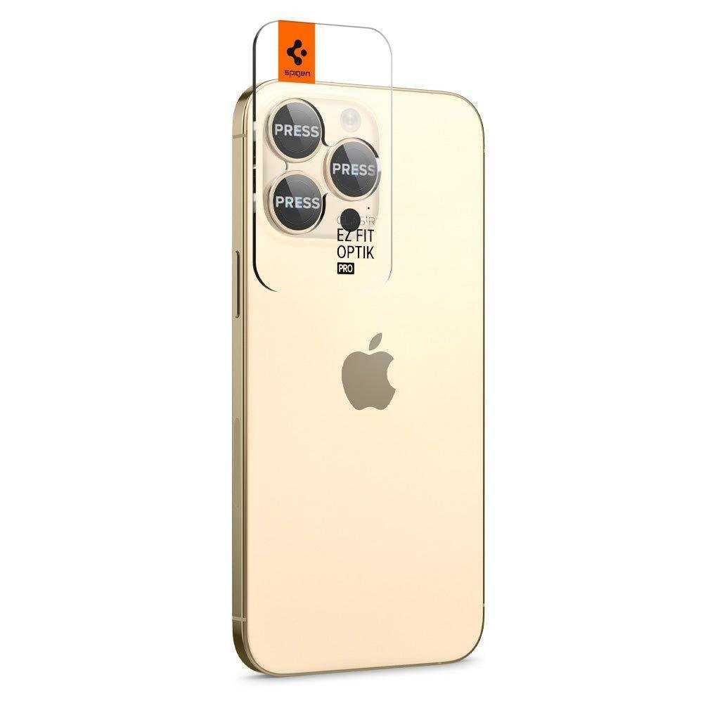 Szkło hartowane Aparatu Apple iPhone 14 Pro 14 Pro Max Gold