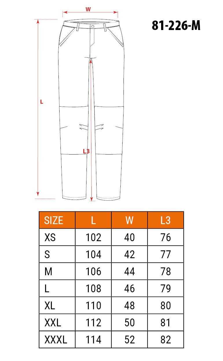 Spodnie robocze PREMIUM, rozmiar XL
