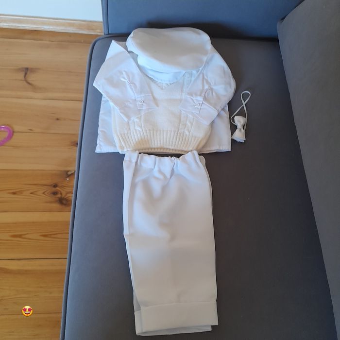 Strój do chrztu dla chłopca 62cm