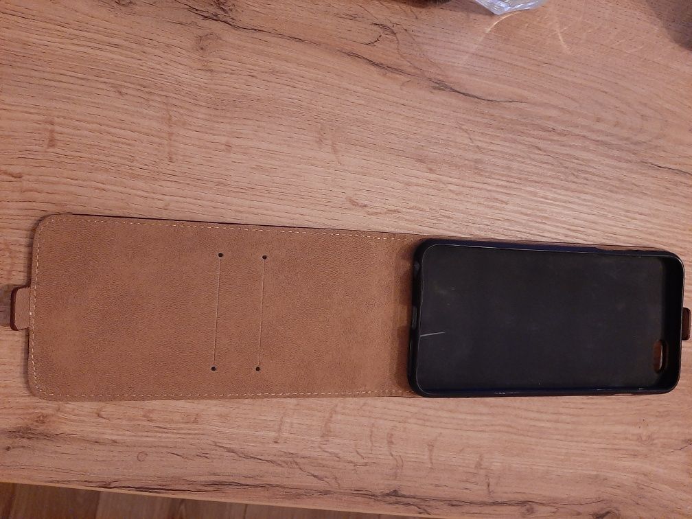 Etui skórzane CASE brązowe Iphone 6 / 6S Plus