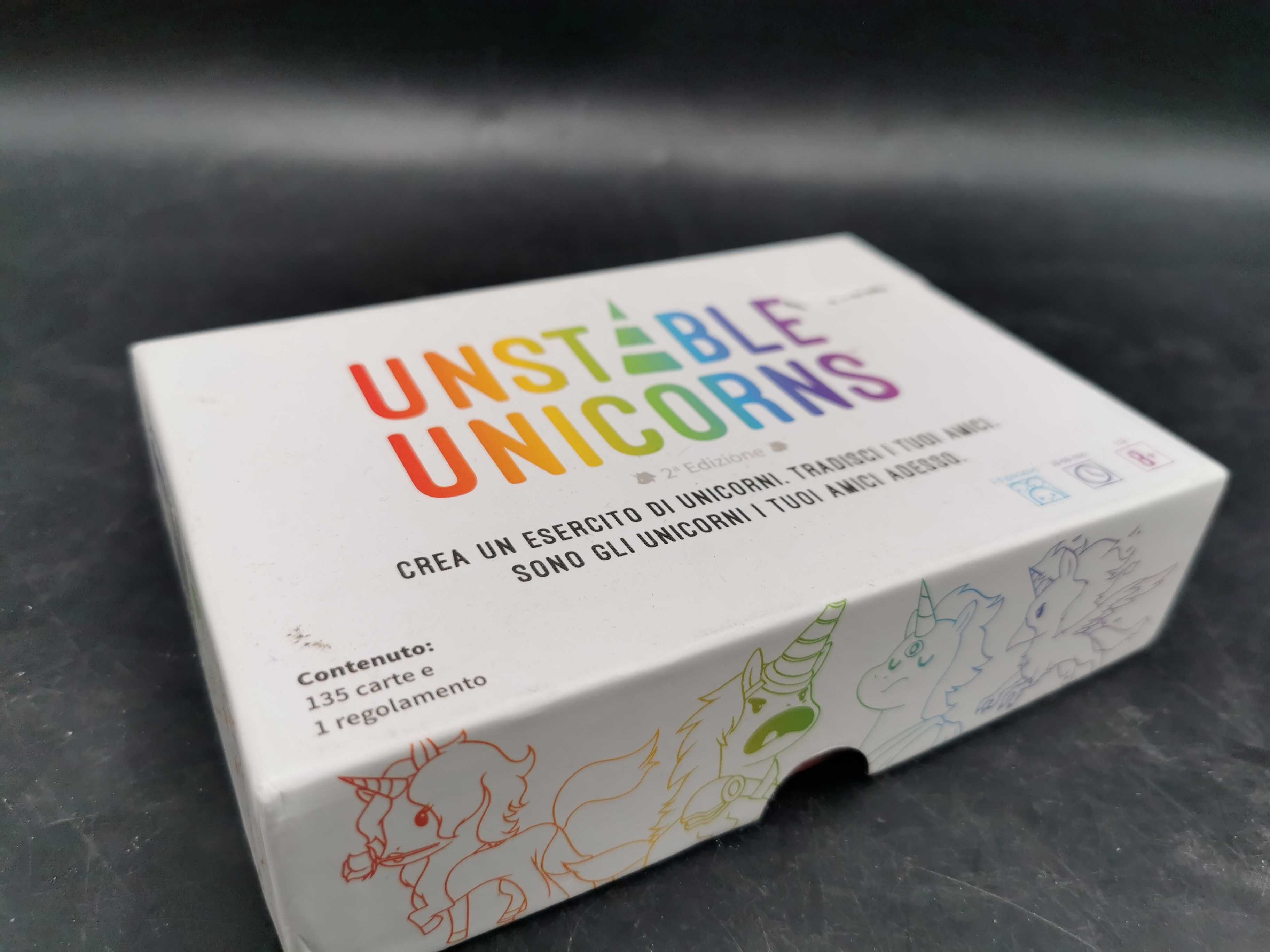 Asmodee Unstable Unicorns Odjechane Jednorożce Gra Karciana IT