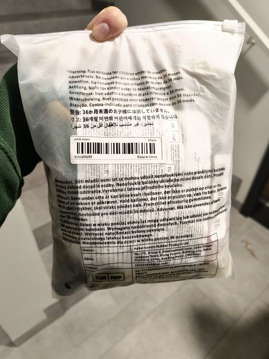 Balony z temu 132 sztuki