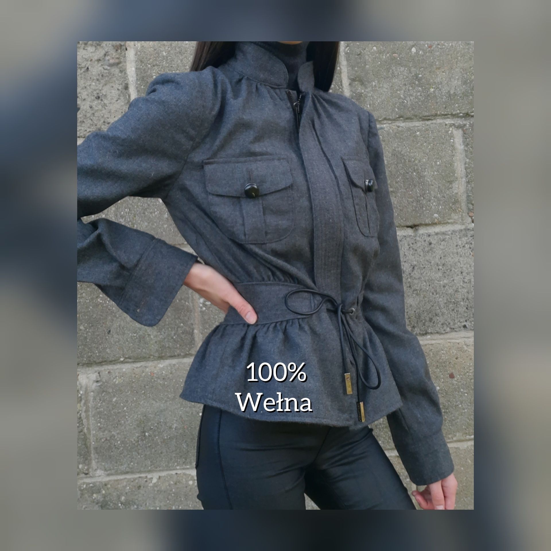 Marynarka Dsquared2 wełna M 38 S 36