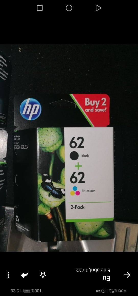 Tinteiros hp selados