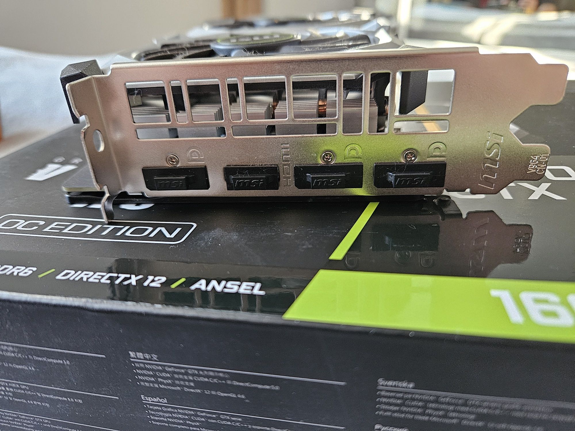 Geforce GTX 1660 super 6 GB firmy MSI