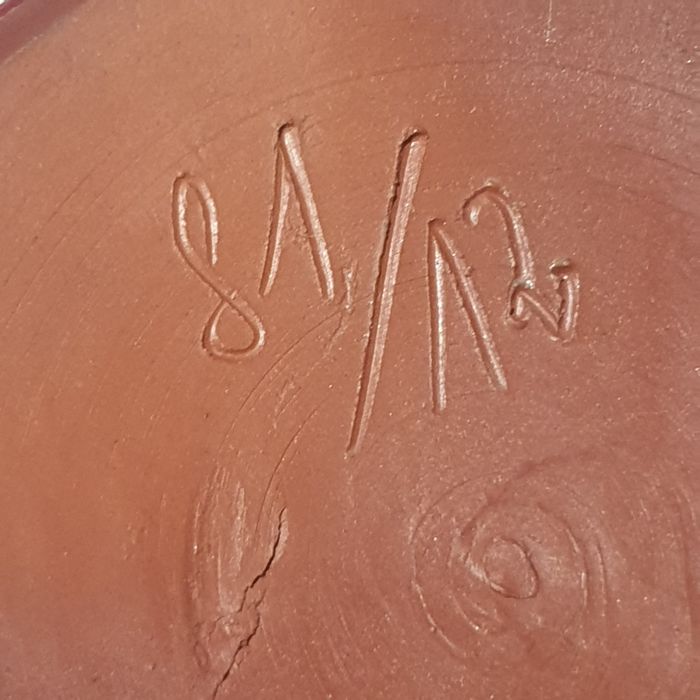 Klinker 1970s vase from Siershahner Feinsteinzeug / Mogendorf - German