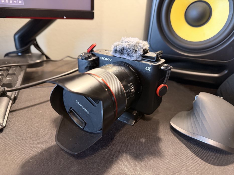 Sony ZV-E1 com caixa e fatura