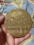 Medalha Grossa Metal Coimbra expovita 99 capital da Saude