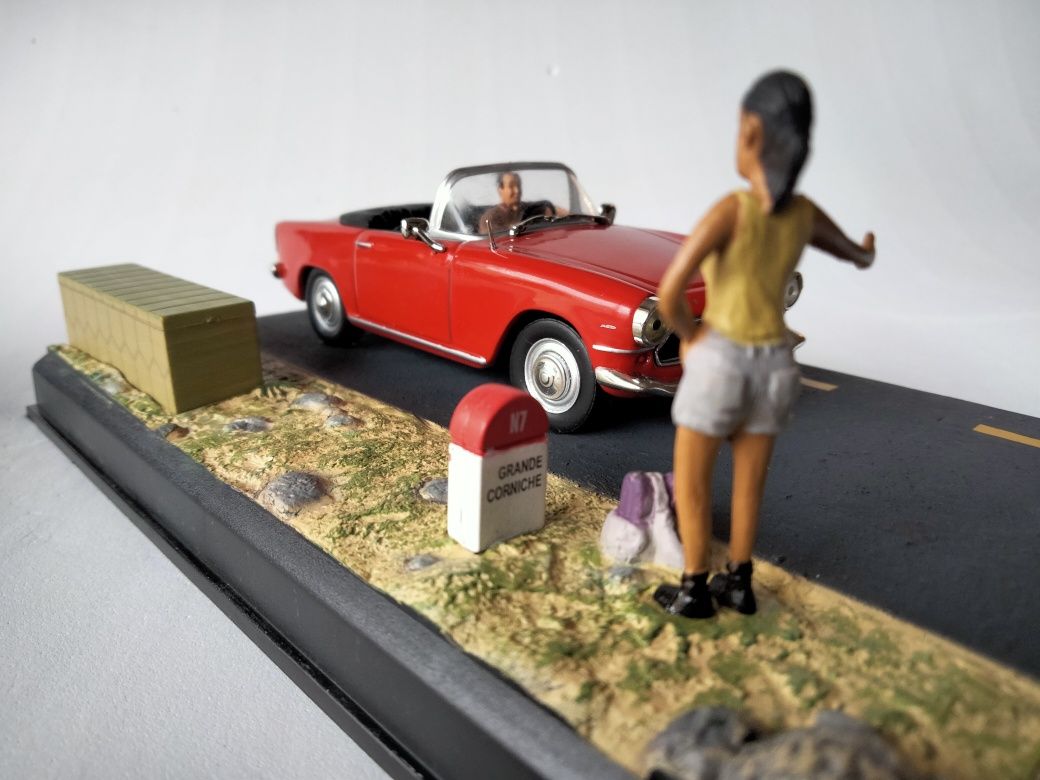 1/43 Simca Océane Cabriolet - Diorama (1958)