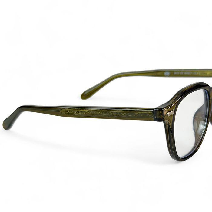 Okulary Zerówki Do Komputera Blue Light TR90 Nerdy Zielone