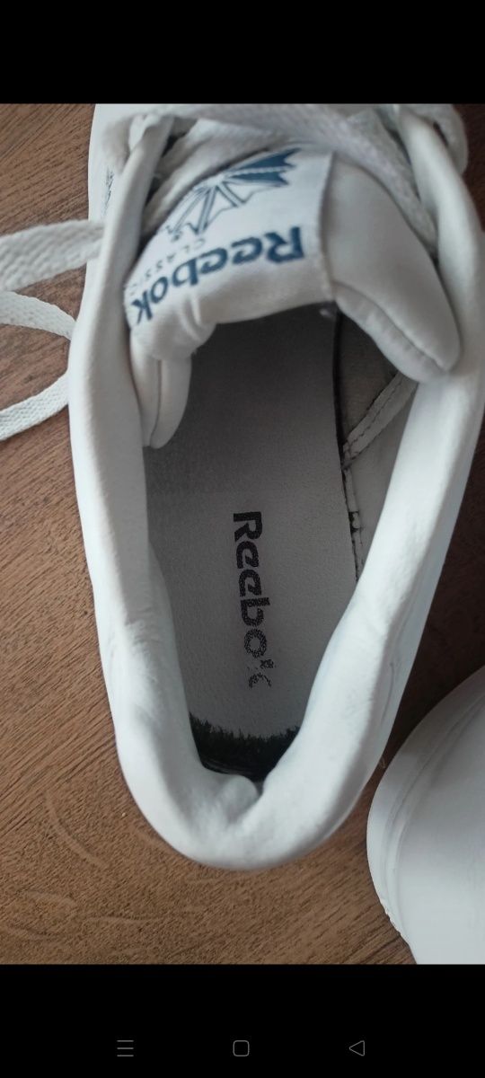 Białe Buty Reebok Royal Clean 2 Club C Street Drip Rozmiar 42
