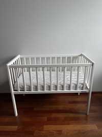 Mini-łóżeczko dostawka drewniana Woodies bedside crib 90x40 materac