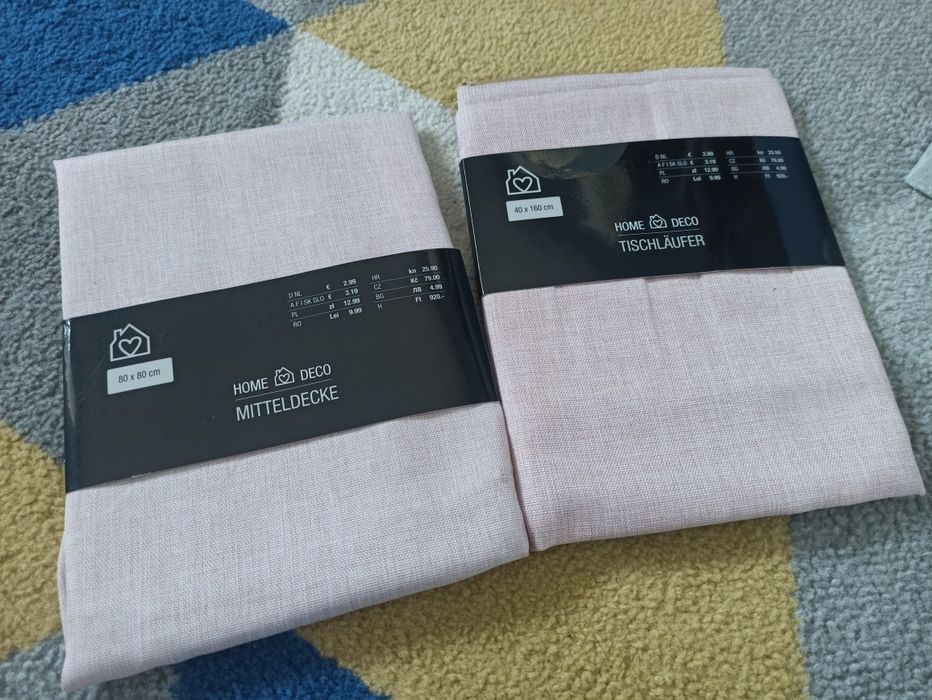 Obrus 80x80 i bieżnik 40x160