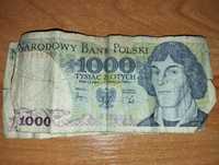 Banknot 1000zl 1982 PRL