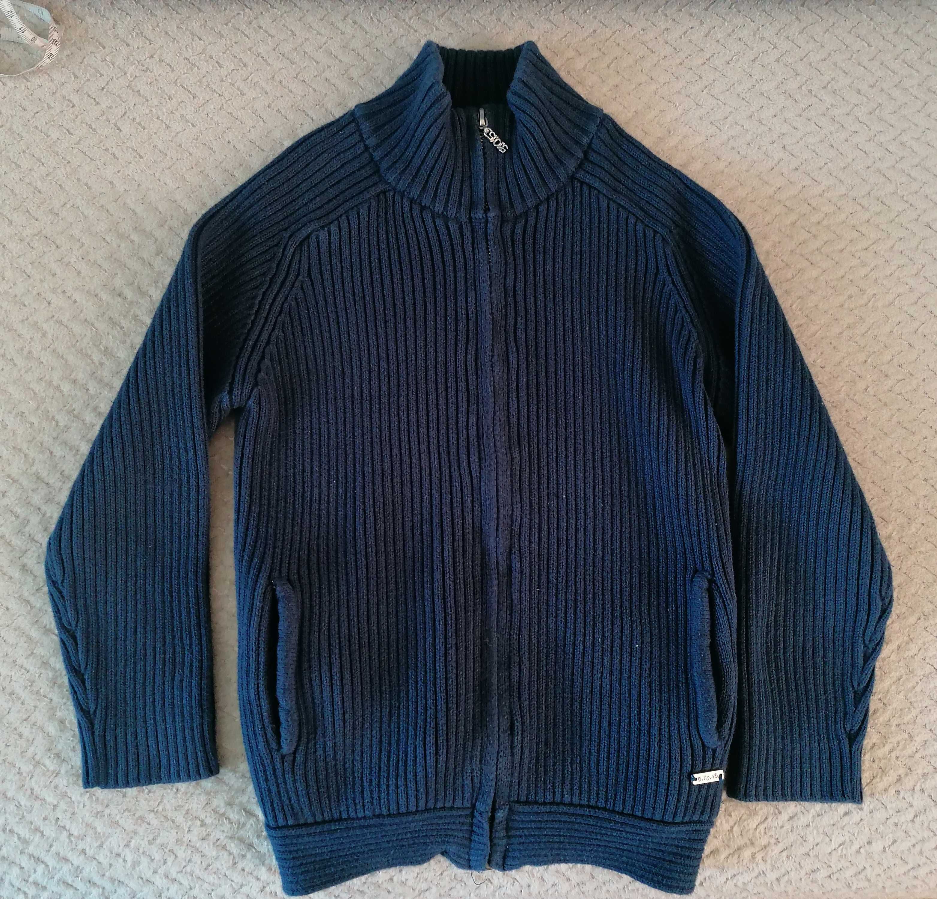 Sweter chłopięcy 116 grubszy 5.10.15. rozpinany