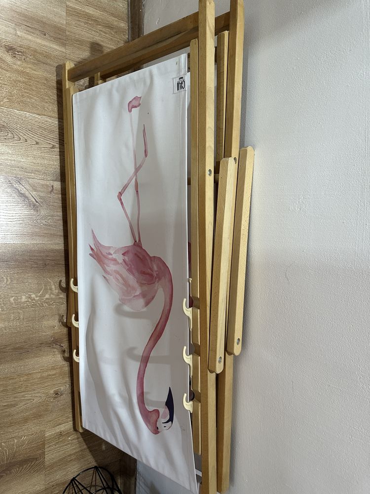 Lezak plazowy z flamingiem 2 szt